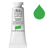 Winsor & Newton Designers gouache 483 permanent green light (14 ml) 0605483 410630