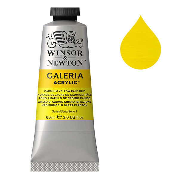Winsor & Newton Galeria acrylverf 114 cadmium yellow pale hue (60 ml) 2120114 410009 - 1