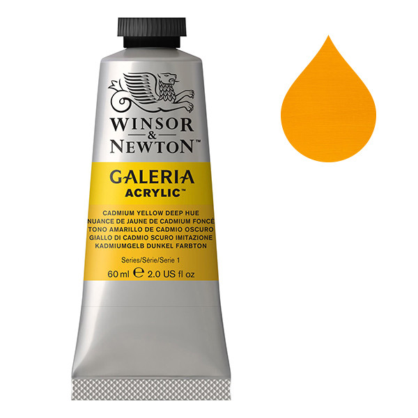 Winsor & Newton Galeria acrylverf 115 cadmium yellow deep hue (60 ml) 2120115 410007 - 1
