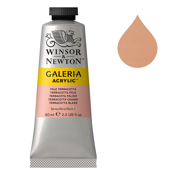 Winsor & Newton Galeria acrylverf 437 pale terracotta (60 ml) 2120437 410029 - 1