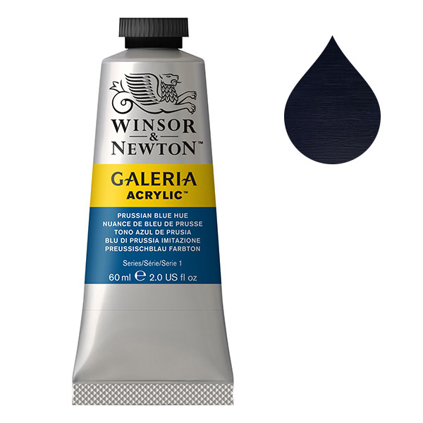 Winsor & Newton Galeria acrylverf 541 prussian blue (60 ml) 2120541 410045 - 1