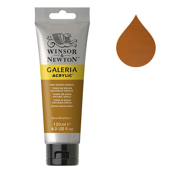 Winsor & Newton Galeria acrylverf 553 raw sienna opaque (120 ml) 2131553 410167 - 1