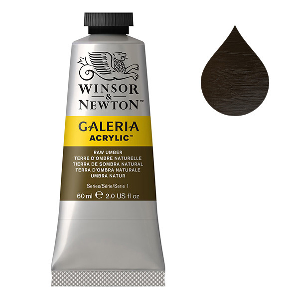 Winsor & Newton Galeria acrylverf 554 raw umber (60 ml) 2120554 410048 - 1