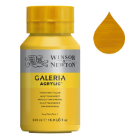 Winsor & Newton Galeria acrylverf 653 transparent yellow (500 ml) 2150653 410113