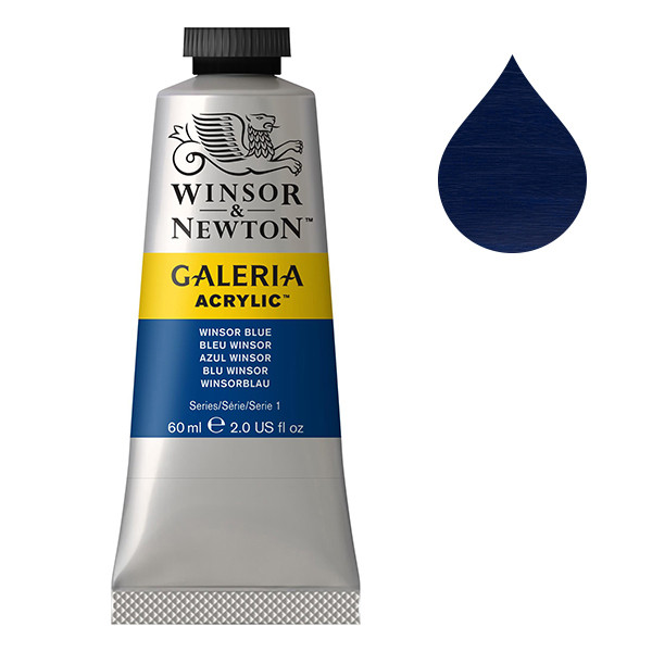 Winsor & Newton Galeria acrylverf 706 winsor blue (60 ml) 2120706 410057 - 1