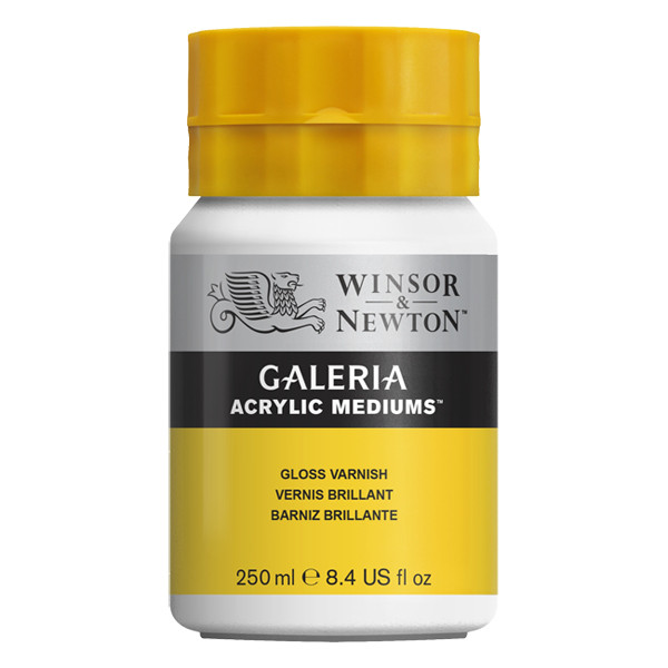 Winsor & Newton Galeria acrylvernis glanzend (250 ml) 3040801 410197 - 1