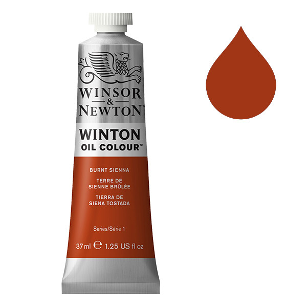 Winsor & Newton Winton olieverf 074 burnt sienna (37ml) 1414074 410249 - 1