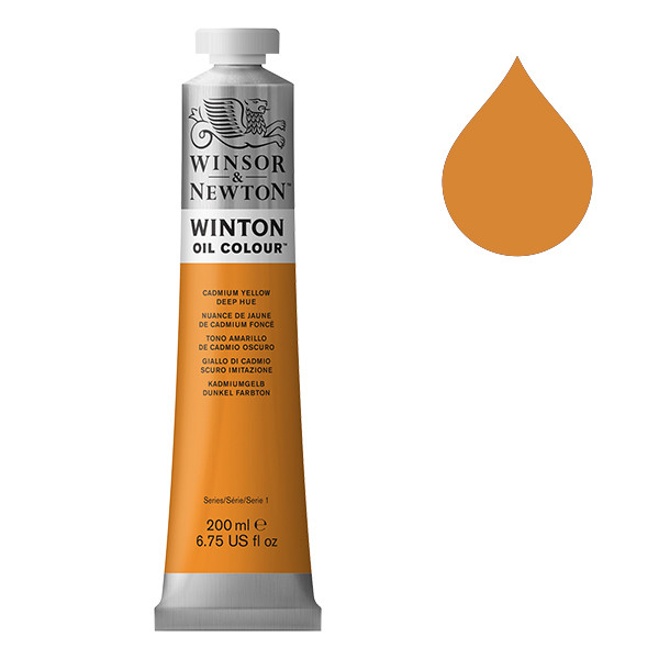 Winsor & Newton Winton olieverf 115 cadmium yellow deep hue (200ml) 1437115 410310 - 1