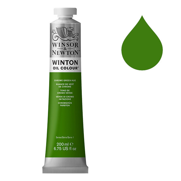 Winsor & Newton Winton olieverf 145 chrome green hue (200ml) 1437145 410314 - 1
