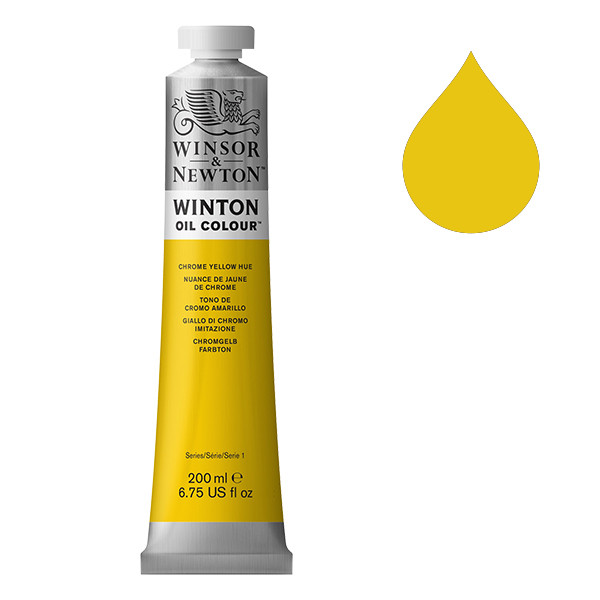 Winsor & Newton Winton olieverf 149 chrome yellow (200ml) 1437149 410315 - 1