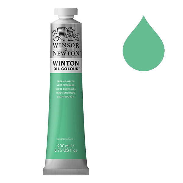 Winsor & Newton Winton olieverf 241 emerald green (200ml) 1437241 410319 - 1