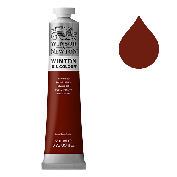 Winsor & Newton Winton olieverf 317 indian red (200ml) 1437317 410323 - 1