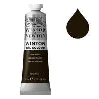 Winsor & Newton Winton olieverf 337 lamp black (37ml) 1414337 410270