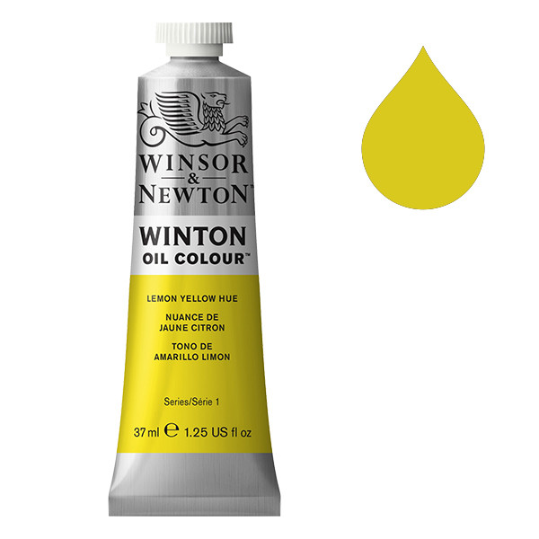 Winsor & Newton Winton olieverf 346 lemon yellow hue (37ml) 1414346 410271 - 1