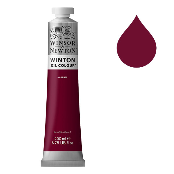 Winsor & Newton Winton olieverf 380 magenta (200ml) 1437380 410328 - 1