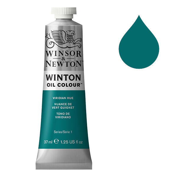 Winsor & Newton Winton olieverf 696 viridian hue phthalo (37ml) 1414696 410293 - 1