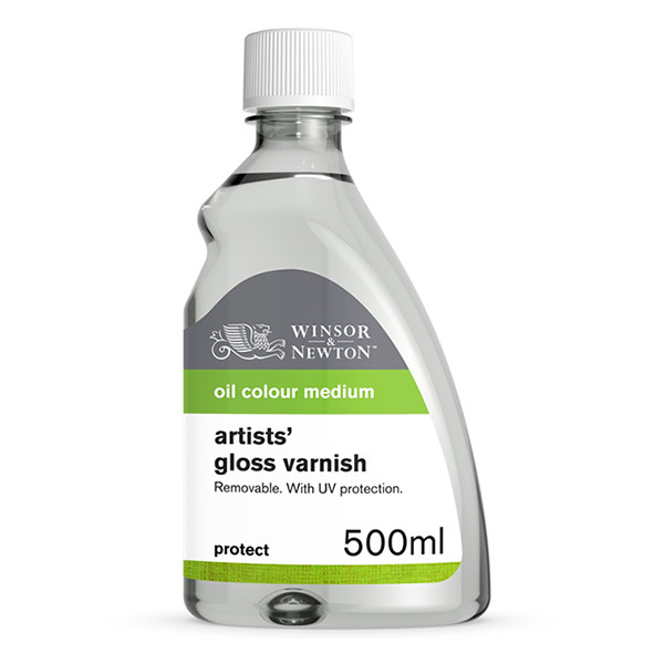 Winsor & Newton olieverf vernis glanzend (500 ml) 3049732 410371 - 1