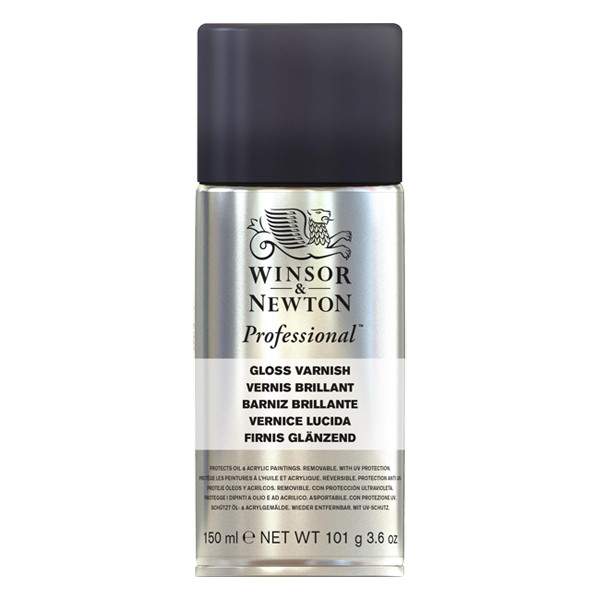 Winsor & Newton olieverf vernisspray glanzend (150 ml) 3034982 410373 - 1