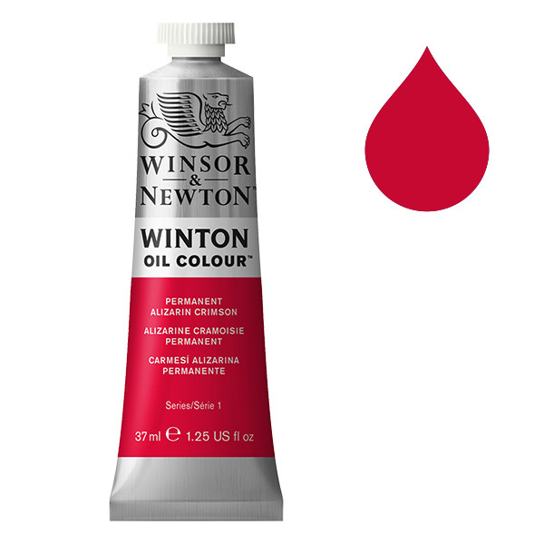 Aquarelle Extra-fine Winsor & Newton - Couleur Alizarine Crimson Permanent (Cramoisie D'alizarine) - Tube Neuf, Réf. 542