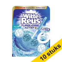 Aanbieding: 10x Witte Reus toiletblok Turquoise Actief Pacific (50 gram)