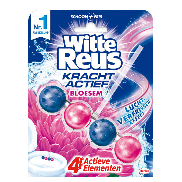 Witte Reus toiletblok Actief Boost Bloesem (50 gram) 2303283 SRE00180 - 1