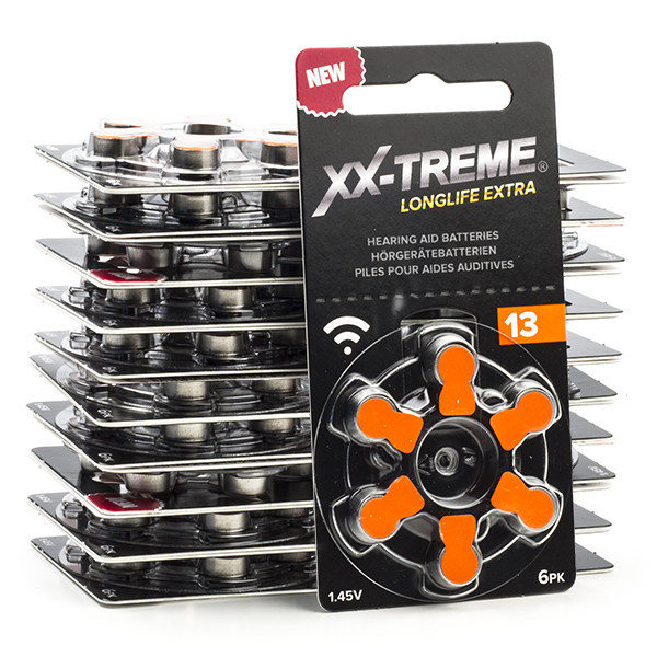 XX-TREME Longlife Extra 13 / PR48 / Oranje gehoorapparaat batterij 120 stuks (123accu huismerk) A1200020 - 1