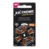 XX-TREME Longlife Extra 312 / PR41 / Bruin gehoorapparaat batterij 6 stuks (123accu huismerk)