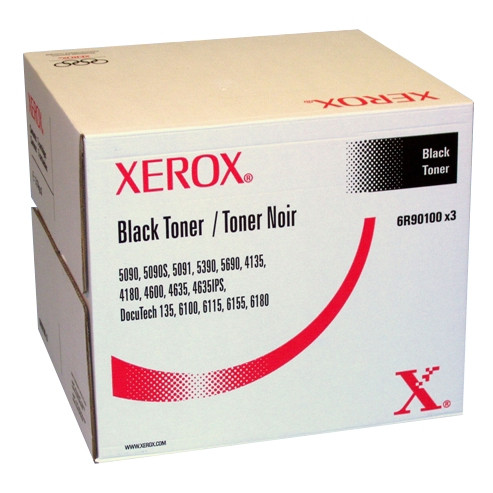 Xerox 006R90100 toner zwart 3 stuks (origineel) 006R90100 046831 - 1