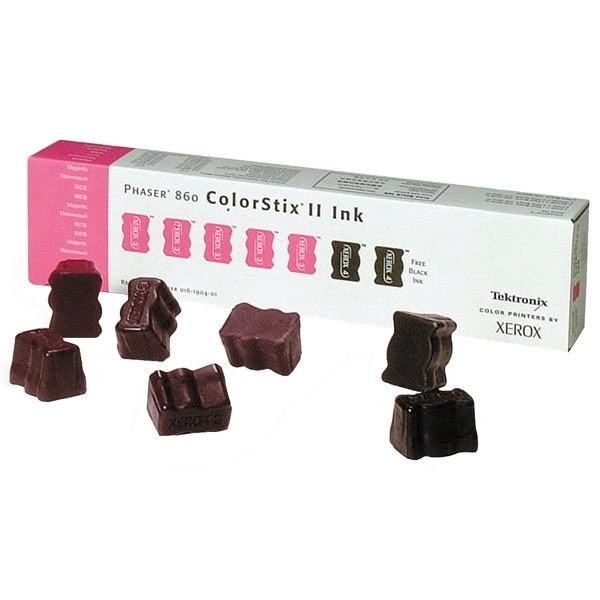 Xerox 016190401 colorstix 5 x magenta + 2 x zwart (origineel) 016190401 046608 - 1