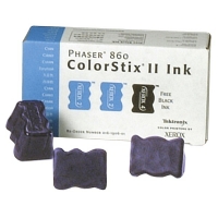 Xerox 016190601 colorstix 2 x cyaan + 1 x zwart (origineel) 016190601 046610