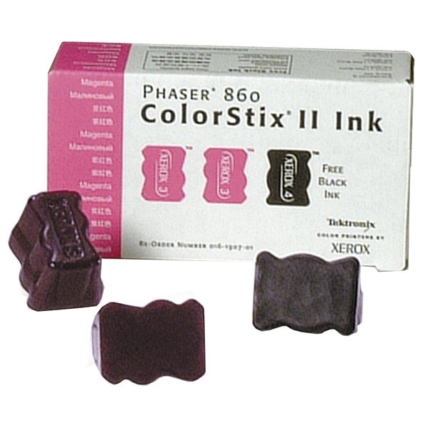 Xerox 016190701 colorstix 2 x magenta + 1 x zwart (origineel) 016190701 046611 - 1