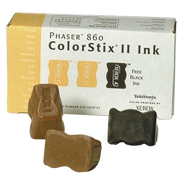 Xerox 016190801 colorstix 2 x geel + 1 x zwart (origineel) 016190801 046612 - 1