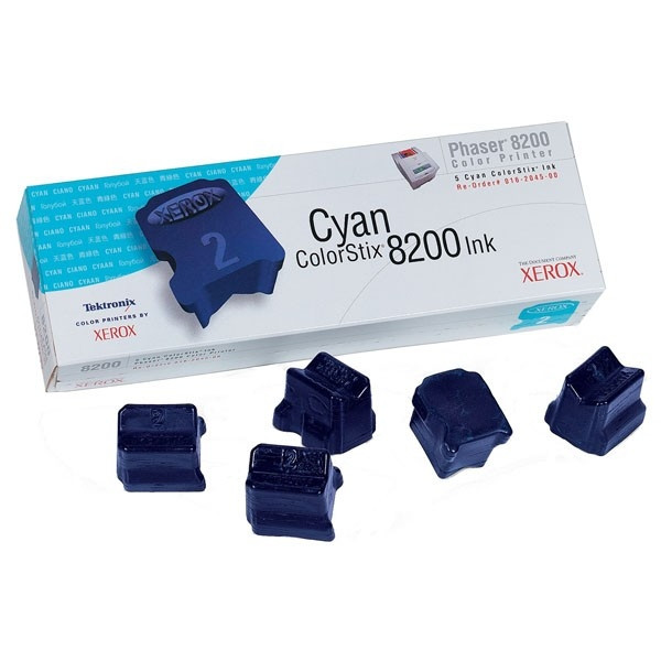 Xerox 016204500 colorstix 5 x cyaan (origineel) 016204500 046668 - 1