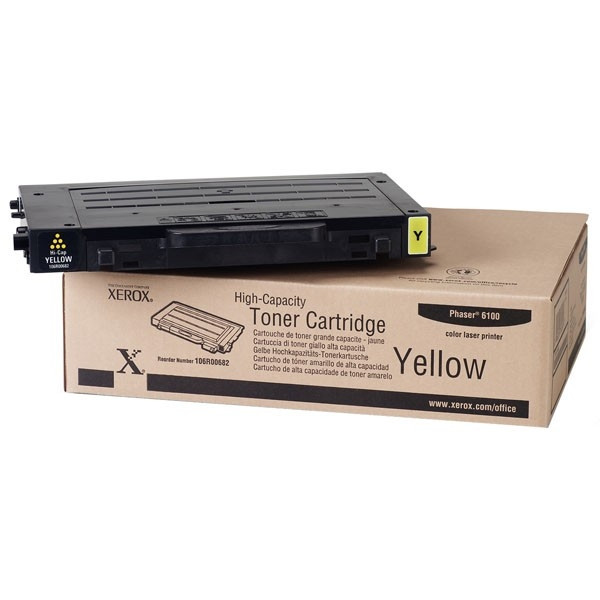 Xerox 106R00682 toner geel hoge capaciteit (origineel) 106R00682 046705 - 1