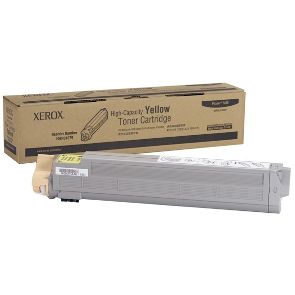 Xerox 106R01079 toner geel hoge capaciteit (origineel) 106R01079 047114 - 1