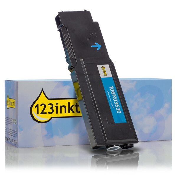 Xerox 106R03530 toner cyaan extra hoge capaciteit (123inkt huismerk) 106R03530C 048151 - 1