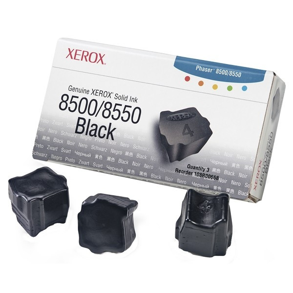 Xerox 108R00668 solid ink zwart 3 stuks (origineel) 108R00668 046915 - 1