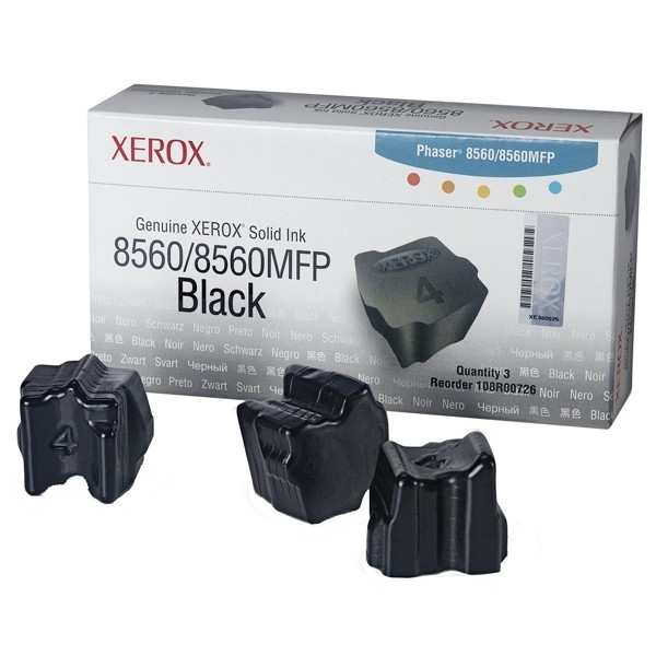 Xerox 108R00726 solid ink zwart 3 stuks (origineel) 108R00726 047218 - 1