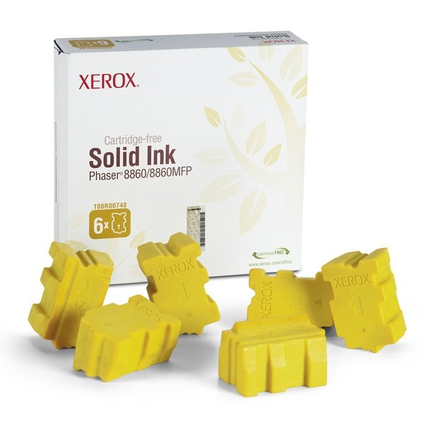 Xerox 108R00748 solid ink geel 6 stuks (origineel) 108R00748 047372 - 1