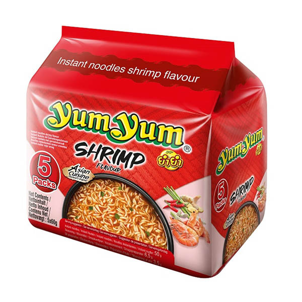 Yum Yum Noodles Soep garnalen (5 pack) 423757 - 1