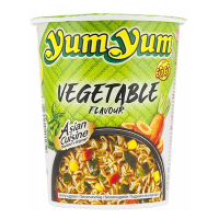 Yum Yum Noodles Soep groenten cup (12 stuks)