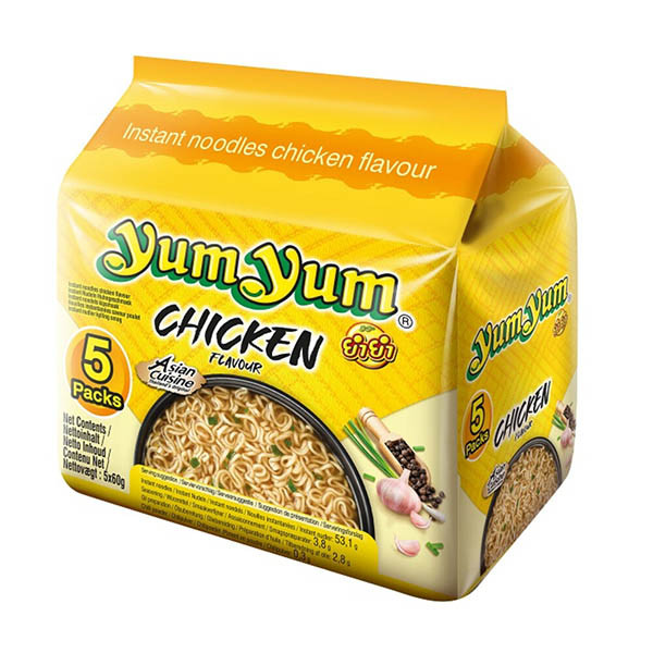 Yum Yum Noodles Soep kip (5 pack) 423756 - 1