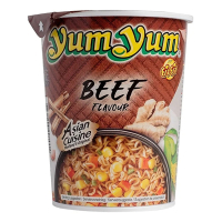 Yum Yum Noodles Soep rund cup (12 stuks)