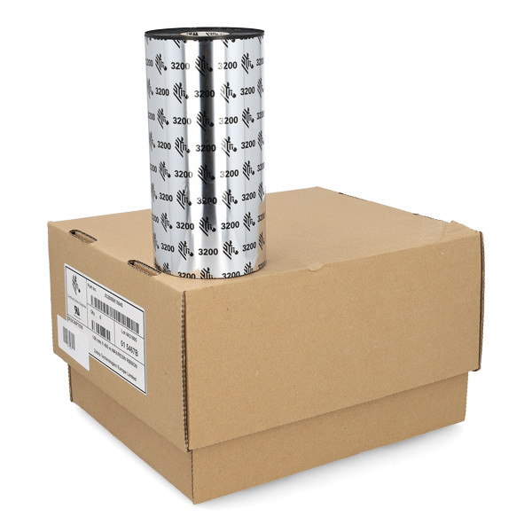 Zebra 3200 wax/hars ribbon (03200BK15645) 156 mm x 450 m (6 ribbons) 141144 - 1