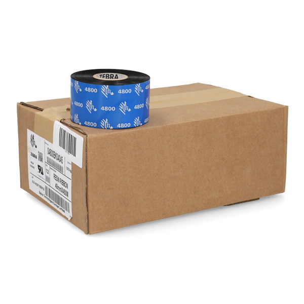 Zebra 4800 hars ribbon (04800BK04045) 40 mm x 450 m (12 ribbons) 141150 - 1