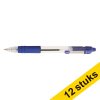 Aanbieding: 12x Zebra Z-Grip balpen blauw 423814 - 1