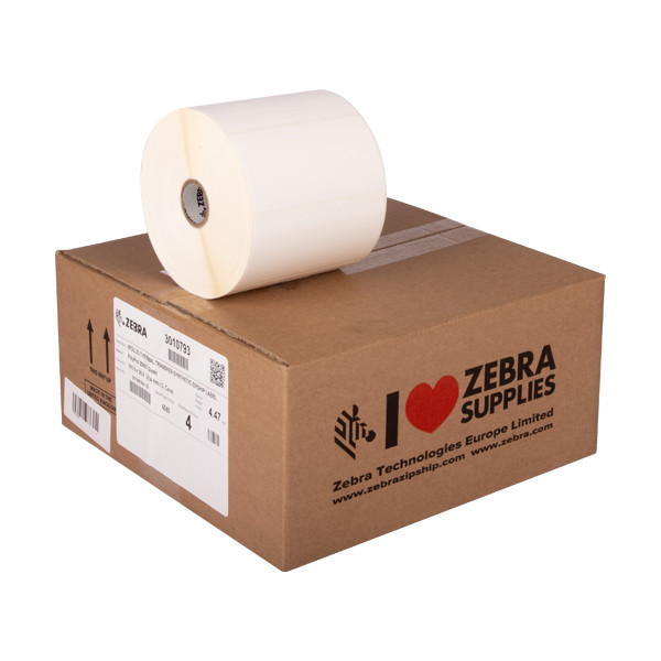 Zebra PolyPro 3000T Gloss label (3010793) 102 x 51 mm (4 rollen) 140286 - 1