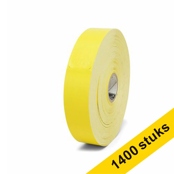 Zebra Z-Band Fun (10012712-2) geel 25 mm x 254 mm (4 x 350 stuks) 10012712-2 141270 - 1