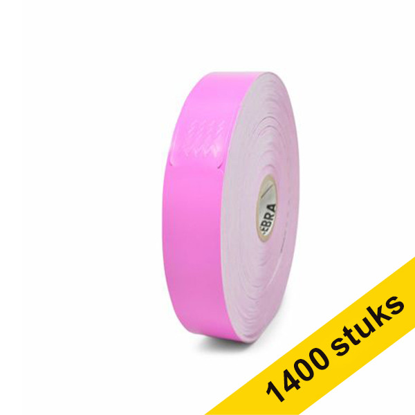 Zebra Z-Band Fun (10012712-5) roze 25 mm x 254 mm (4 x 350 stuks) 10012712-5 141276 - 1