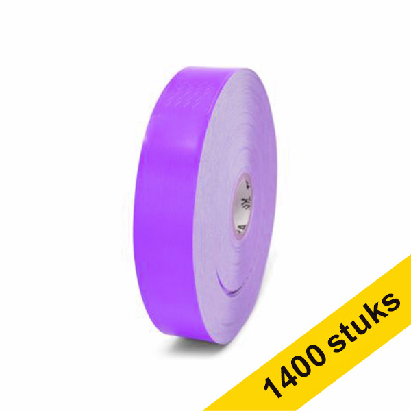 Zebra Z-Band Fun (10012712-7) paars 25 mm x 254 mm (4 x 350 stuks) 10012712-7 141280 - 1